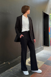 Жіночі штани UNIQLO 1159850782 (Чорний S)