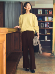 Жіночі штани UNIQLO 1159851489 (Коричневий L)