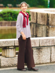 Жіночі штани UNIQLO 1159851489 (Коричневий L)