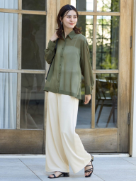 Жіночі штани UNIQLO 1159851805 (Молочний XL)