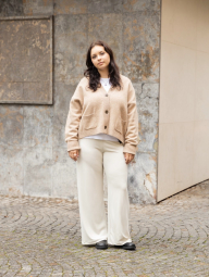 Жіночі штани UNIQLO 1159851805 (Молочний XL)