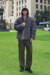 Штаны UNIQLO с карманами 1159851942 (Зеленый M)