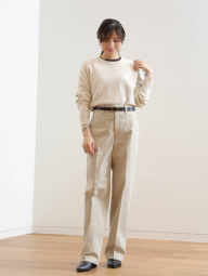 Бавовняні штани чинос UNIQLO 1159852463 (Бежевий 6)