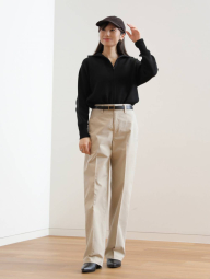 Бавовняні штани чинос UNIQLO 1159852463 (Бежевий 6)