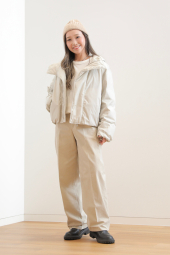 Бавовняні штани чинос UNIQLO 1159852463 (Бежевий 6)