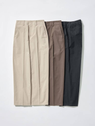 Бавовняні штани чинос UNIQLO 1159853367 (Коричневий 8)