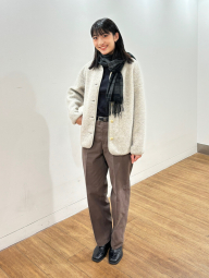 Хлопковые штаны чинос UNIQLO 1159856375 (Коричневый 6)