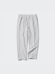 Штани вільного крою UNIQLO в смужку 1159853383 (Білий 3XL)