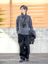 Вельветовые широкие брюки UNIQLO штаны 1159855371 (Черный L)