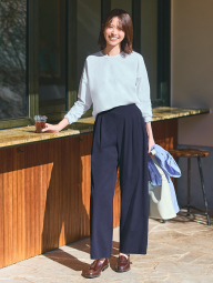 Жіночі еластичні штани UNIQLO 1159854085 (Синій L)