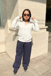 Жіночі еластичні штани UNIQLO 1159854085 (Синій L)