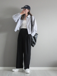 Жіночі еластичні штани UNIQLO 1159854130 (Чорний L)