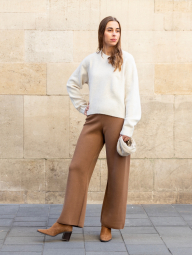 Жіночі штани UNIQLO 1159854287 (Коричневий L)