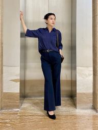 Жіночі штани UNIQLO 1159854288 (Синій XL)