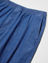 Эластичные джинсовые штаны UNIQLO 1159854950 (Синий L)