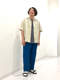 Эластичные джинсовые штаны UNIQLO 1159854950 (Синий L)