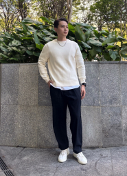 Фланелеві легкі штани UNIQLO штани 1159855012 (Чорний M)