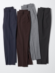 Жіночі укорочені штани UNIQLO 1159855335 (Коричневий M)