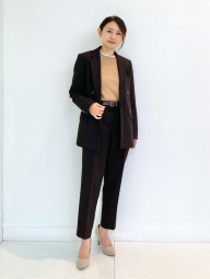 Жіночі укорочені штани UNIQLO 1159855335 (Коричневий M)