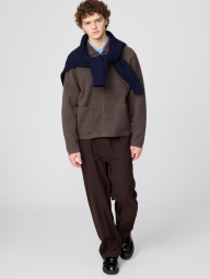 Чоловічі штани UNIQLO на еластичному поясі 1159855359 (Коричневий XXL)