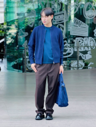 Чоловічі штани UNIQLO на еластичному поясі 1159855359 (Коричневий XXL)