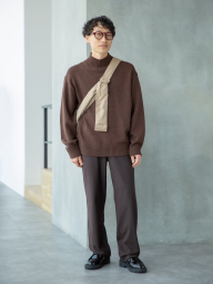 Чоловічі штани UNIQLO на еластичному поясі 1159855359 (Коричневий XXL)