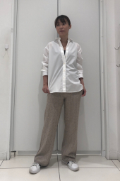 Вязаные женские штаны UNIQLO 1159855586 (Бежевый M)