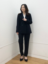 Женские укороченные брюки UNIQLO 1159855635 (Черный XL)