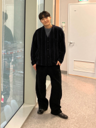 Флісові штани широкі UNIQLO x NEEDLES 1159855896 (Чорний S)