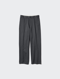 Прямые брюки-чинос UNIQLO свободного кроя 1159856408 (Серый 33)