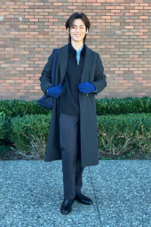 Прямые брюки-чинос UNIQLO свободного кроя 1159856408 (Серый 33)