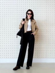 Классические брюки UNIQLO 1159856512 (Черный M)