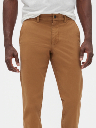Мужские брюки GAP Flex Straight Fit легкие штаны 1159858978 (Коричневый 33W 34L)