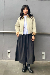 Жіночі короткі штани UNIQLO кюлоти 1159859174 (Чорний L)