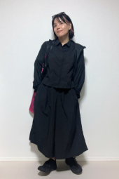 Жіночі короткі штани UNIQLO кюлоти 1159859174 (Чорний L)