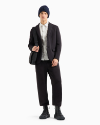 Мужские эластичные брюки Armani Exchange 1159859488 (Черный L)