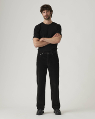 Мужские вельветовые штаны 565 Loose Straight Levi's 1159859864 (Черный 32W 30L)