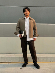 Элегантные брюки UNIQLO штаны 1159860408 (Коричневый XXL)