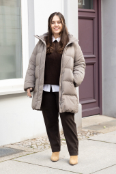 Элегантные брюки UNIQLO штаны 1159860408 (Коричневый XXL)