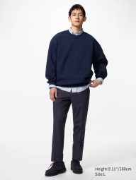 Элегантные брюки UNIQLO штаны 1159860410 (Синий XXL)