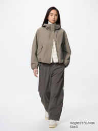 Широкие штаны UNIQLO с теплой подкладкой 1159860760 (Зеленый XXL)