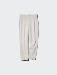 Эластичные штаны UNIQLO с теплой подкладкой 1159860764 (Молочный XXL)