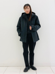 Эластичные штаны UNIQLO с теплой подкладкой 1159860765 (Черный XXL)