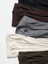 Штани жіночі в рубчик UNIQLO 1159862126 (Коричневий M)
