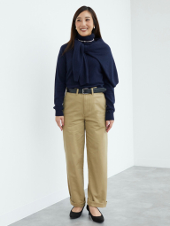 Прямые брюки-чинос UNIQLO 1159862205 (Бежевый 36)