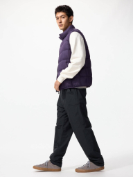 Штани UNIQLO на флісі 1159862324 (Чорний XL)