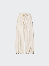 Женские трикотажные штаны UNIQLO 1159863018 (Молочный XXL)