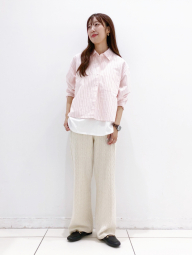 Женские трикотажные штаны UNIQLO 1159863018 (Молочный XXL)