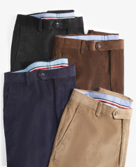 Мужские вельветовые брюки Tommy Hilfiger 1159863666 (Черный 40W 32L)
