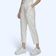 Женские штаны Calvin Klein укороченные 1159864972 (Белый L)